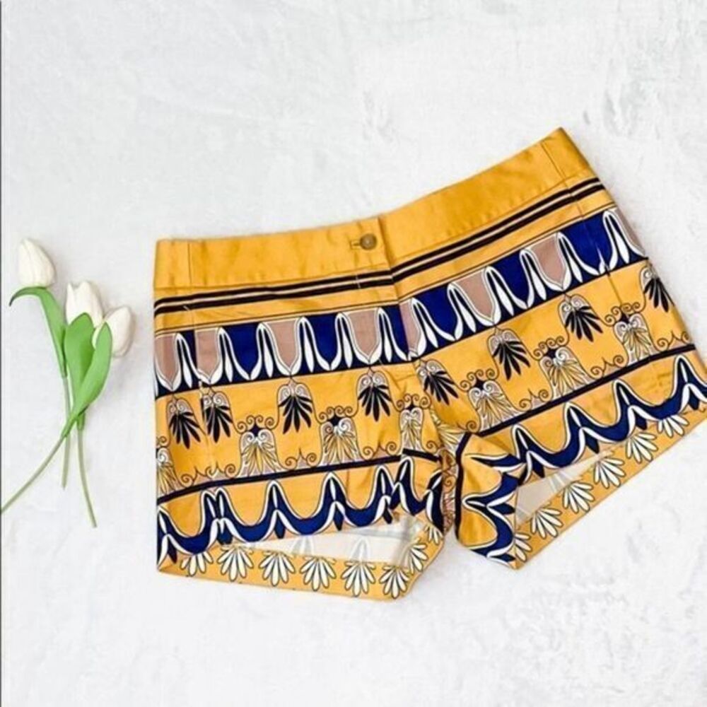 J.CREW City Fit Stretch Chino Print Shorts Inseam 3" US 10